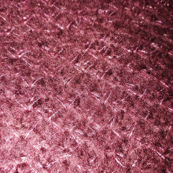 Chaudry KC Vintage Plum Metallic Sweater S - Picture 4 of 7